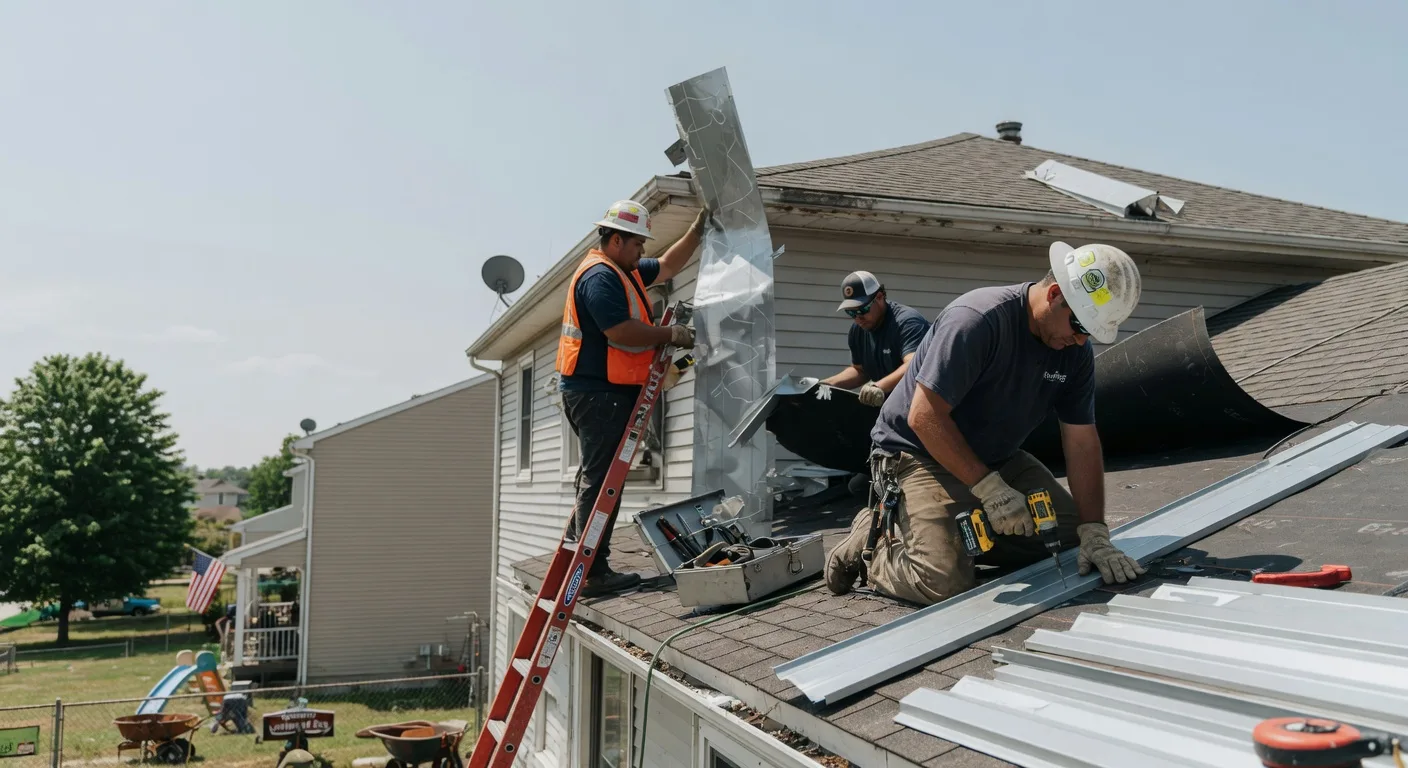 Storm Damage Metal Roof Repair in Clam Gulch, AK